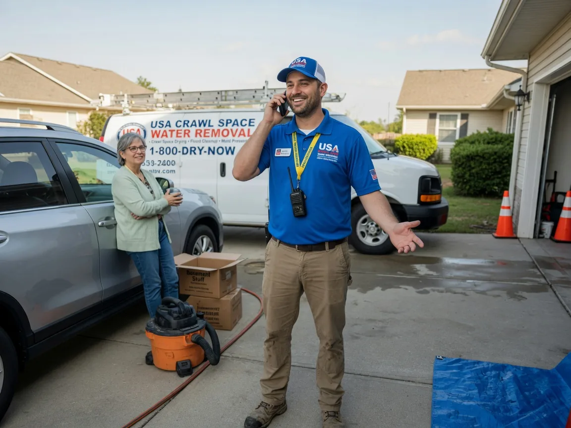 Crawl Space Water Removal Sandston, VA FAQs